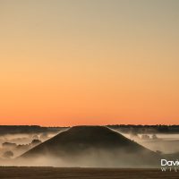 Silbury Hill in the Mist