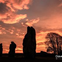 Avebury at Sunset