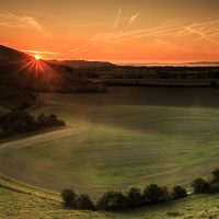 Sunrise Over the Marlborough Downs